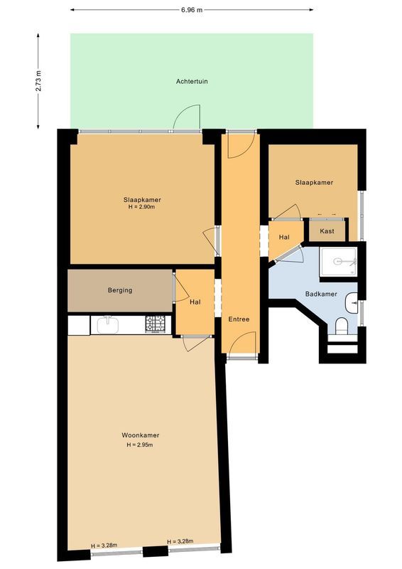Boschstraat 49 Floorplan Blur 4