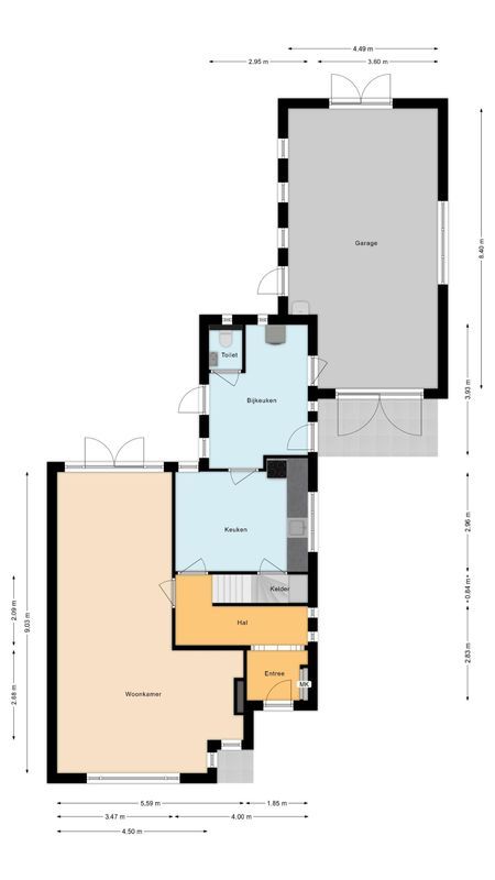 Oranjestraat 8 Floorplan Blur 0