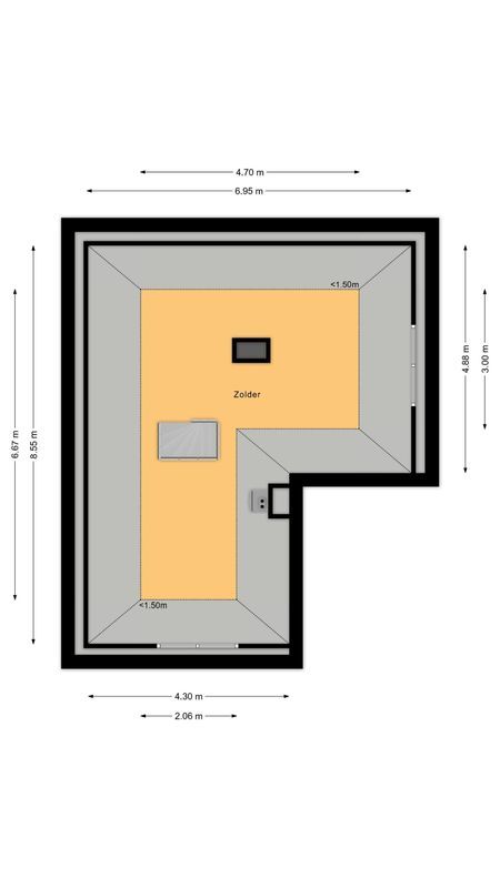 Oranjestraat 8 Floorplan Blur 2