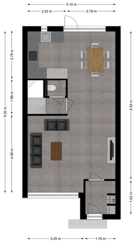Randwijkstraat 6 Floorplan Blur 0
