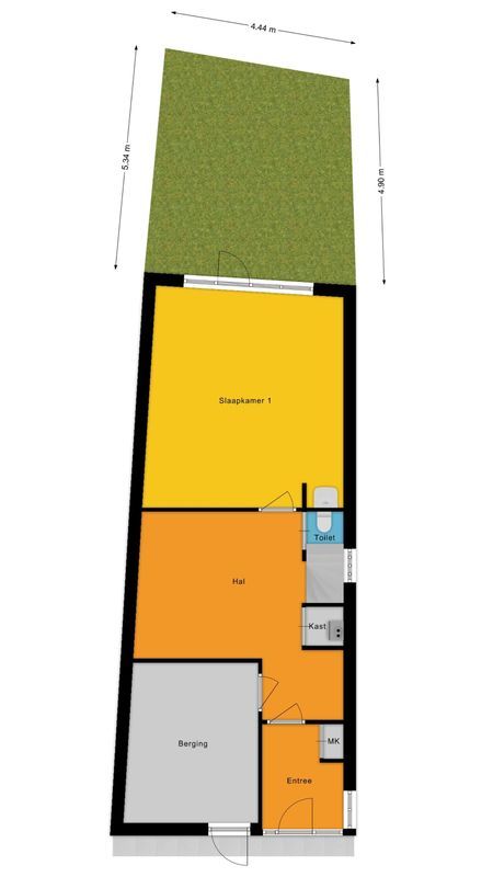 Anton van Duinkerkenstraat 35 Floorplan Blur 2