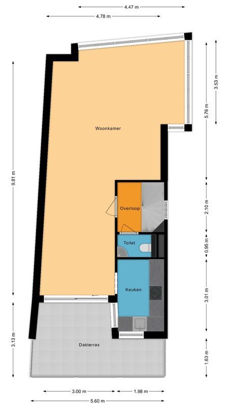 Anton van Duinkerkenstraat 35 Floorplan Blur 1