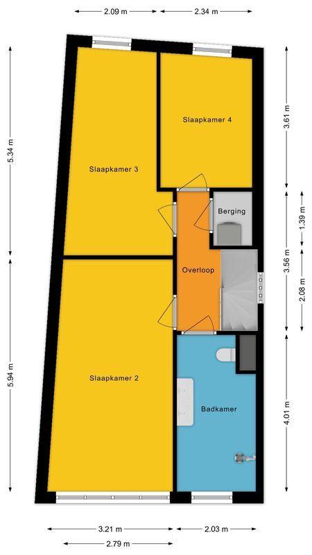 Anton van Duinkerkenstraat 35 Floorplan Blur 3