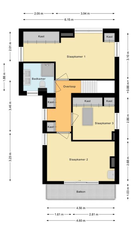 Molenstraat 36 Floorplan Blur 1