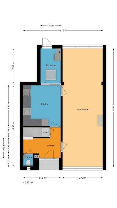 Plutostraat 7 Floorplan Blur 0