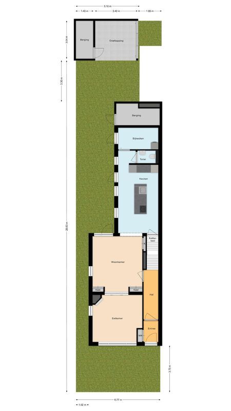 Tuinstraat 20 Floorplan Blur 3