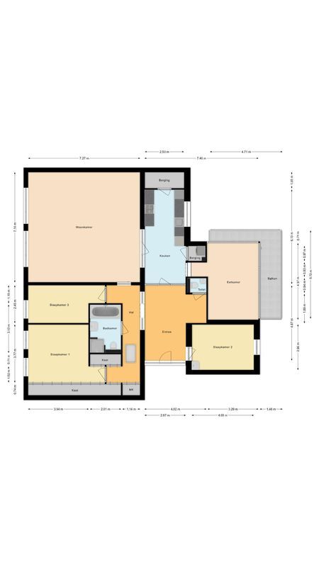 Stationsstraat 19 - B Floorplan Blur 0