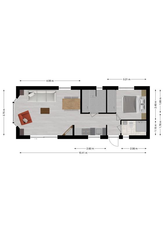 Vier Heultjes 98 Floorplan Blur 1