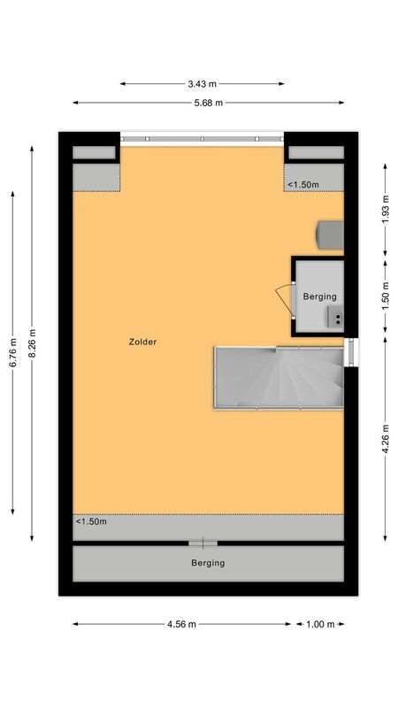 Johannes van Dreghtstraat 16 Floorplan Blur 3