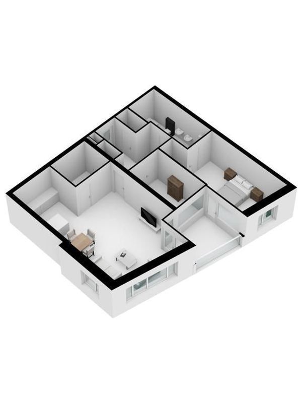 Piusplein 28 - 22 Floorplan Blur 1