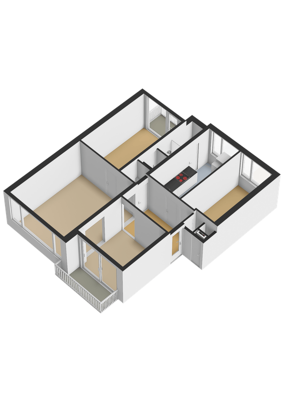 Marialaan 29 Floorplan Blur 1