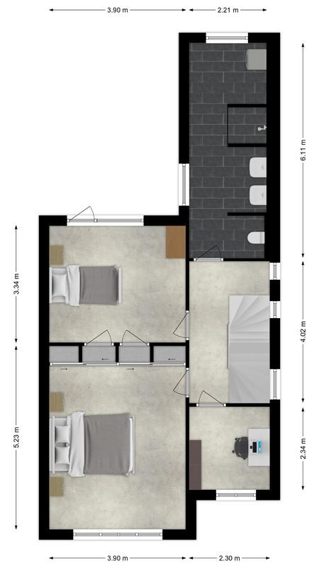 Hoogeinde 18 Floorplan Blur 1