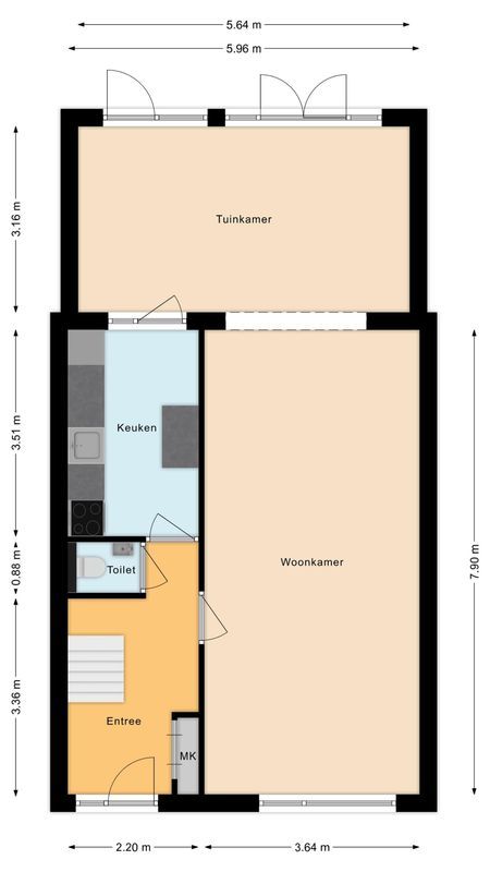 van Bossehof 15 Floorplan Blur 0