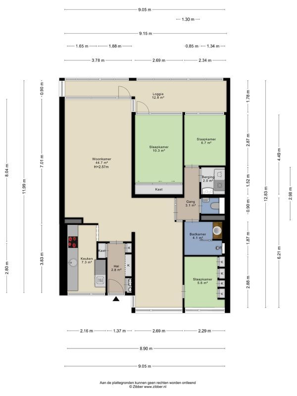 Mozartlaan 547 Floorplan Blur 0