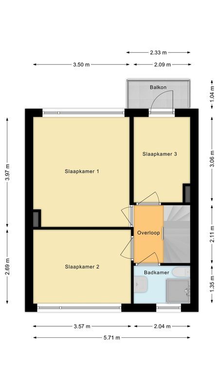 Middenweg 24 Floorplan Blur 1