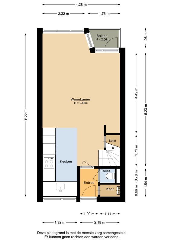 Graaf Hendrik III plein 17 - A Floorplan Blur 0