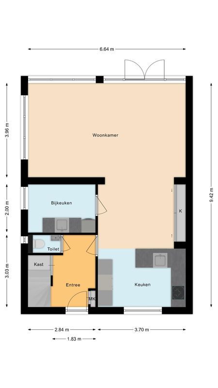 Burgemeester Molstraat 14 Floorplan Blur 0