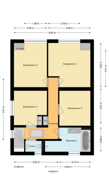 Burgemeester Molstraat 14 Floorplan Blur 1
