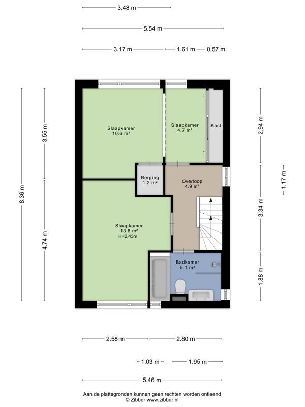 Milheezestraat 52 Floorplan Blur 3