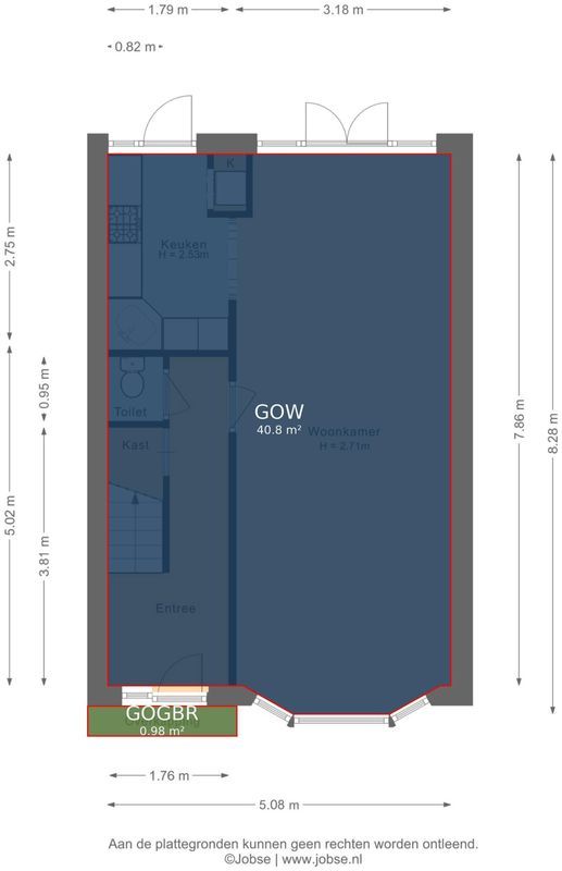 Zeisstraat 1 Floorplan Blur 3