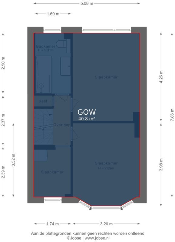 Zeisstraat 1 Floorplan Blur 6