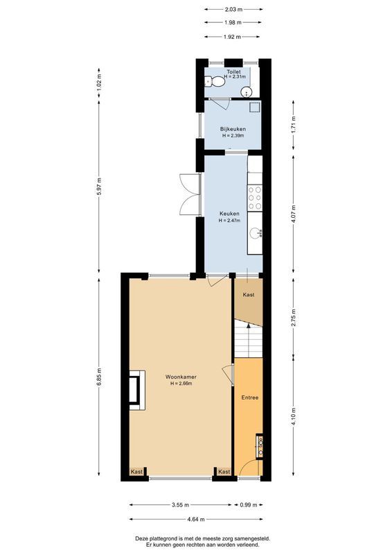 Valkenierslaan 231 Floorplan Blur 1