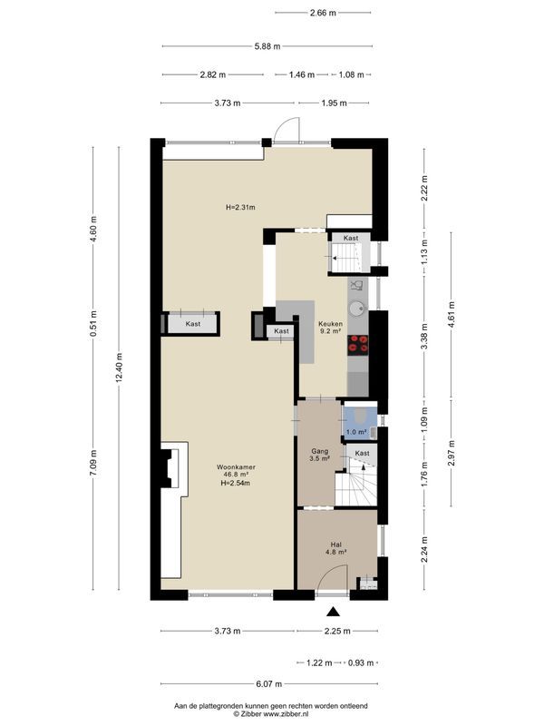 Tuinstraat 2 Floorplan Blur 0