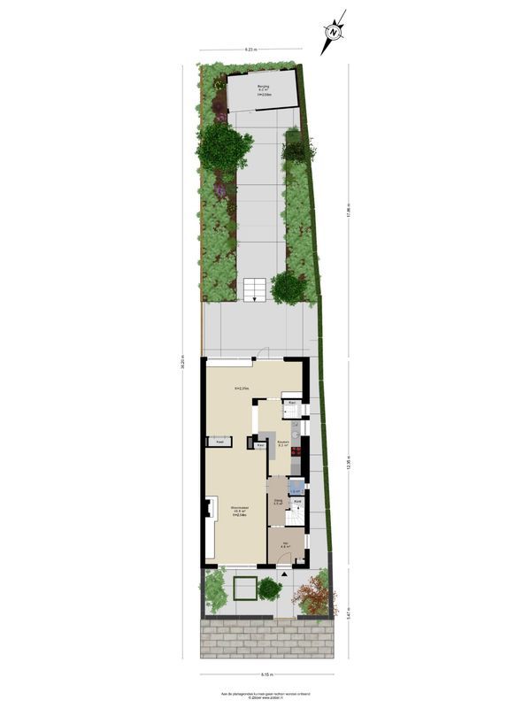 Tuinstraat 2 Floorplan Blur 5