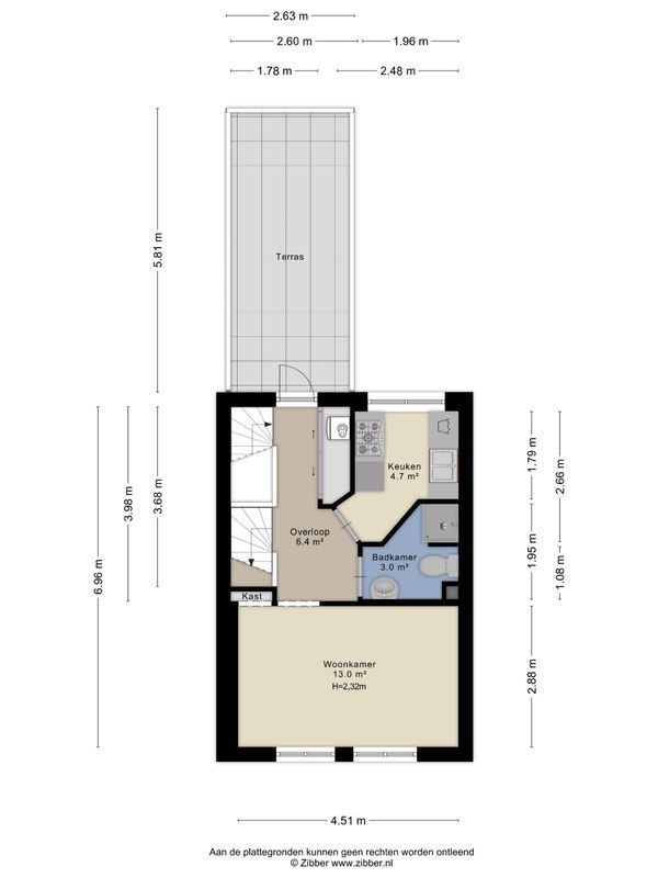 Wagenaarstraat 16 - a Floorplan Blur 2