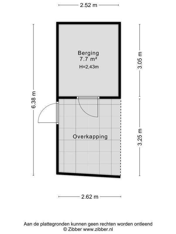Zwaluwstraat 4 Floorplan Blur 3