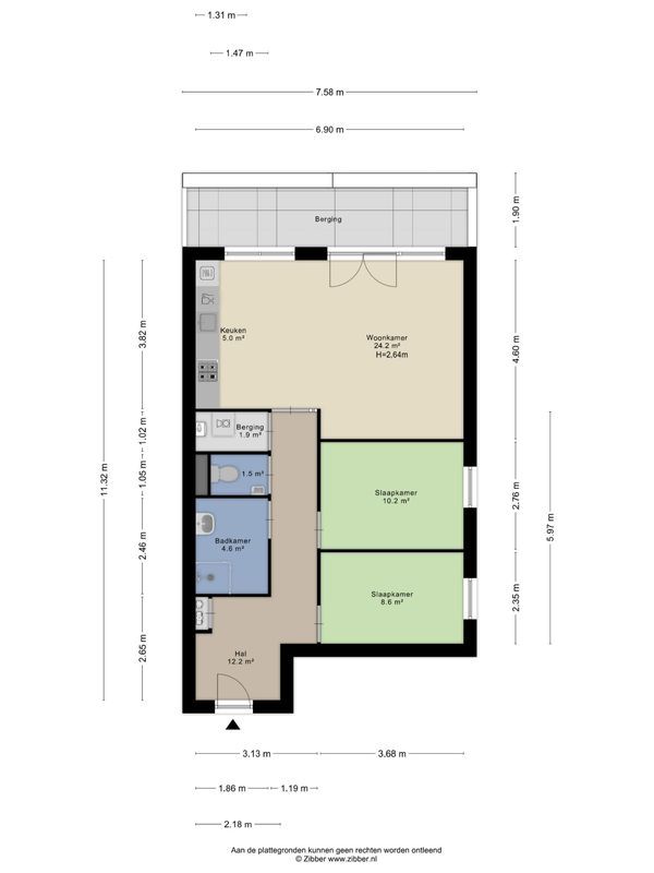 Trompstraat 15 - 09 Floorplan Blur 0
