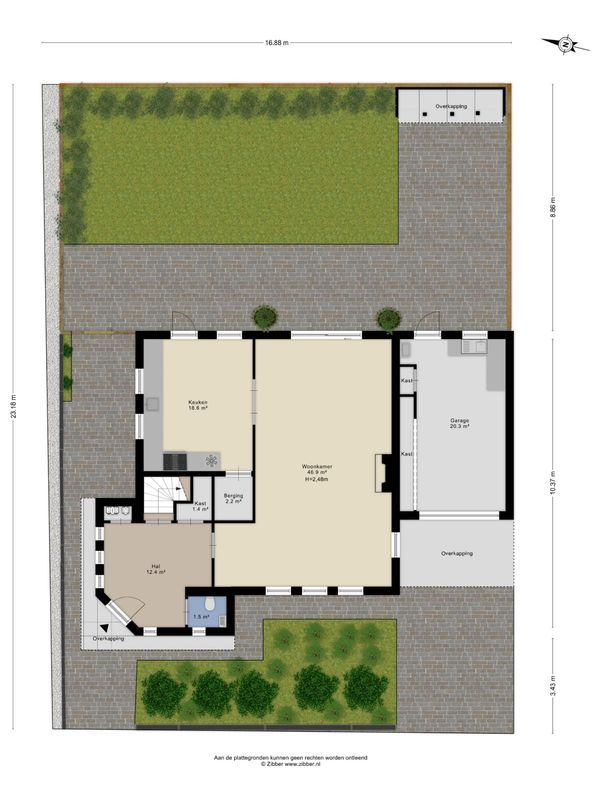 van Hogendorpstraat 6 Floorplan Blur 1
