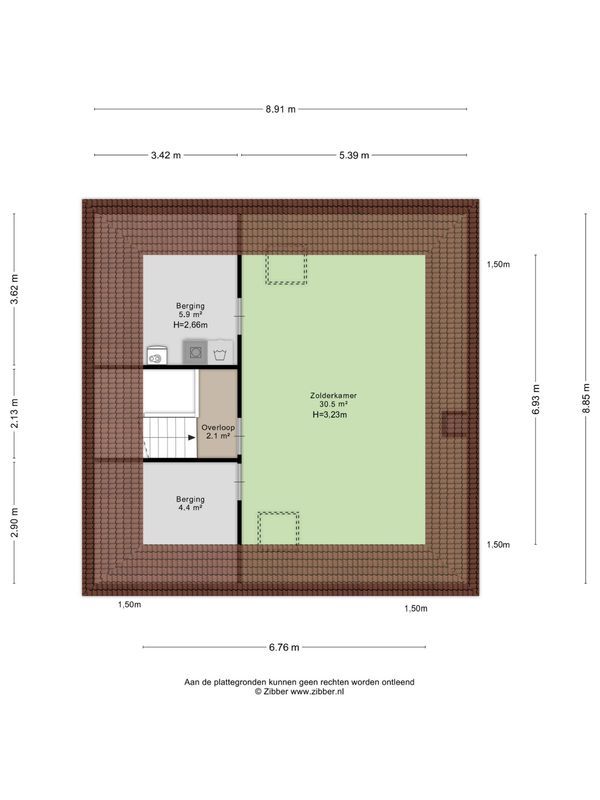 van Hogendorpstraat 6 Floorplan Blur 4