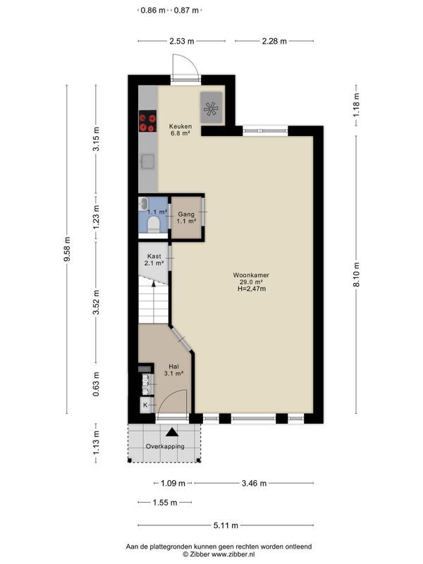 Drielstraat 31 Floorplan Blur 0
