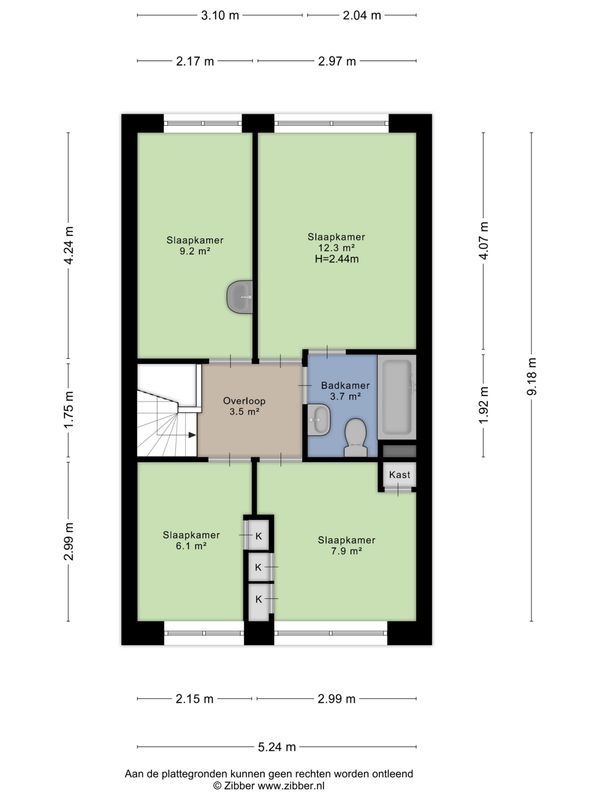 Zwartvenseweg 108 Floorplan Blur 2