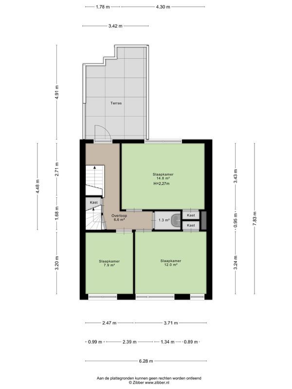 Weverstraat 62 Floorplan Blur 3