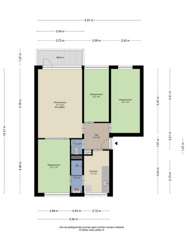 Predikherenlaan 19 Floorplan Blur 1