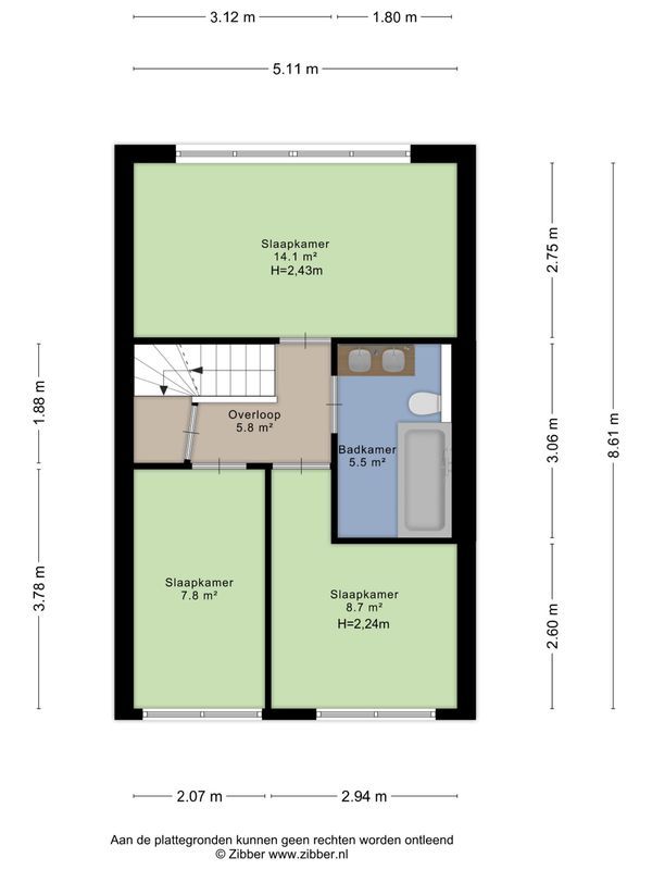 Kruiningenstraat 100 Floorplan Blur 1