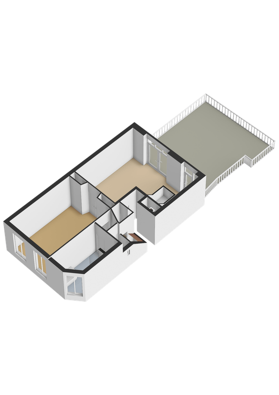 Stationsplein 7 - B1 Floorplan Blur 1