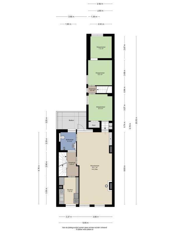 Tuinstraat 36 Floorplan Blur 2