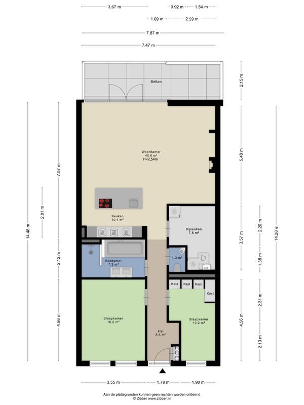 Van Haestrechtstraat 4 - 08 Floorplan Blur 0
