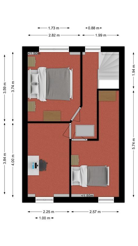 Diepenstraat 14 Floorplan Blur 1