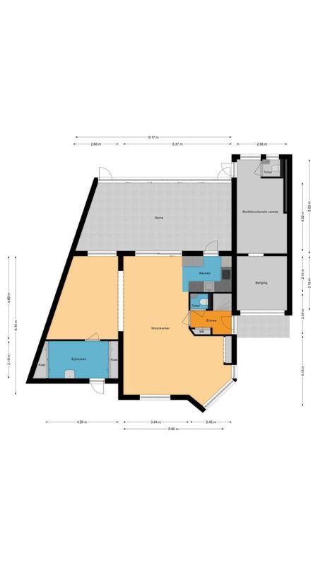 Hortastraat 18 Floorplan Blur 0