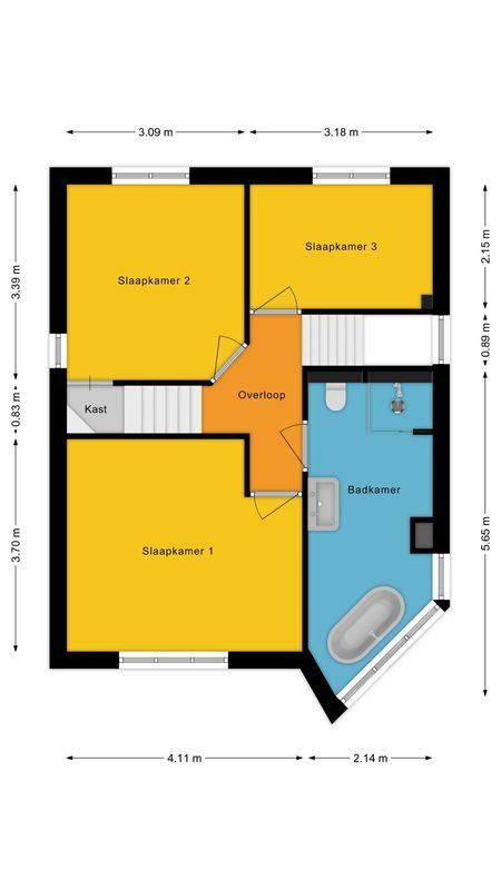 Hortastraat 18 Floorplan Blur 1