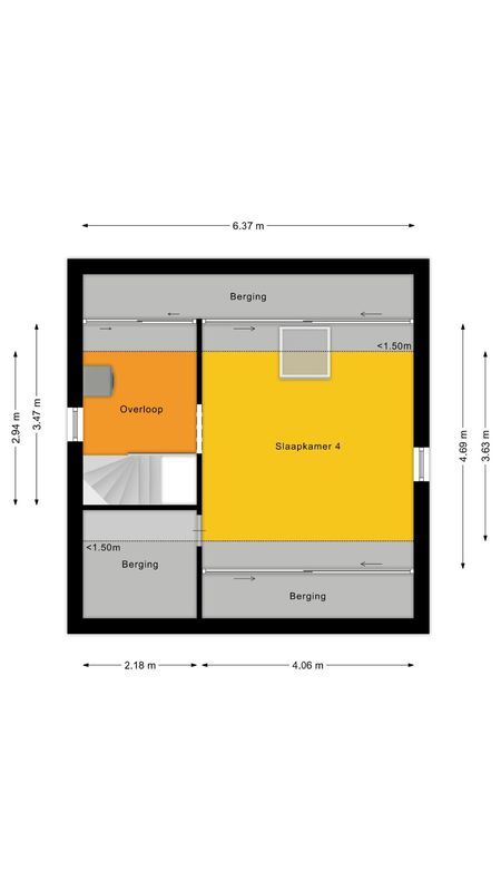 Hortastraat 18 Floorplan Blur 3