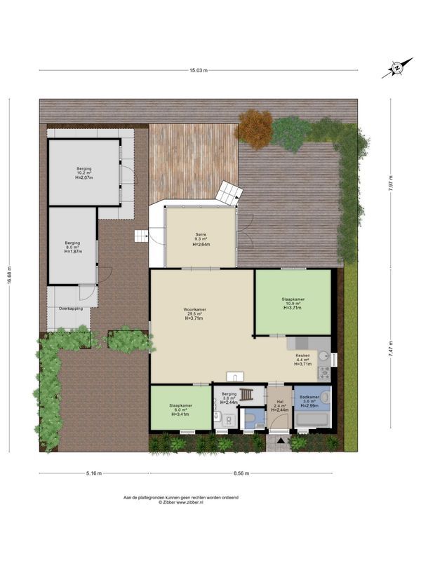 Vier Heultjes 508 Floorplan Blur 3