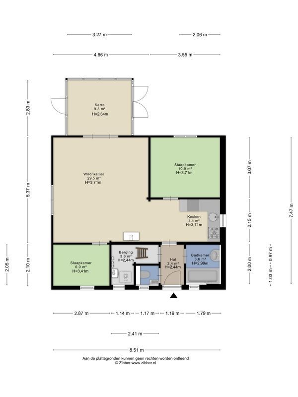 Vier Heultjes 508 Floorplan Blur 0