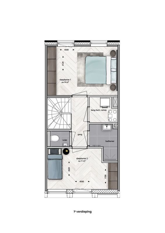 BLOSSEM Cedar | 17 woningen | De verkoop is gestart! Floorplan Blur 1