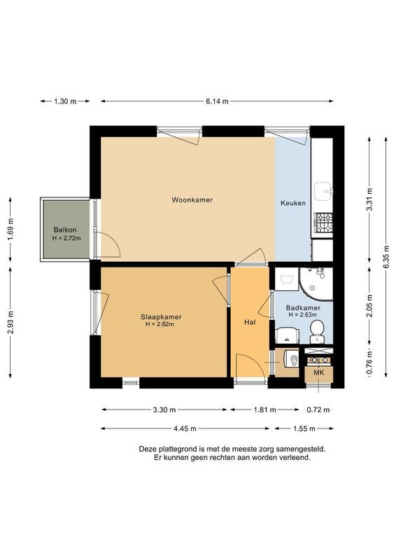Teteringsedijk 230 - B1 Floorplan Blur 0
