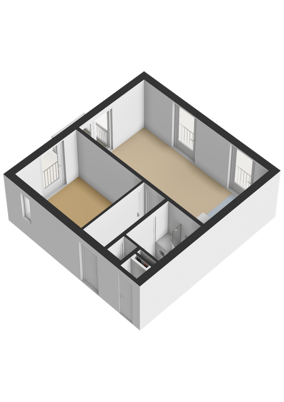 Teteringsedijk 230 - B1 Floorplan Blur 1